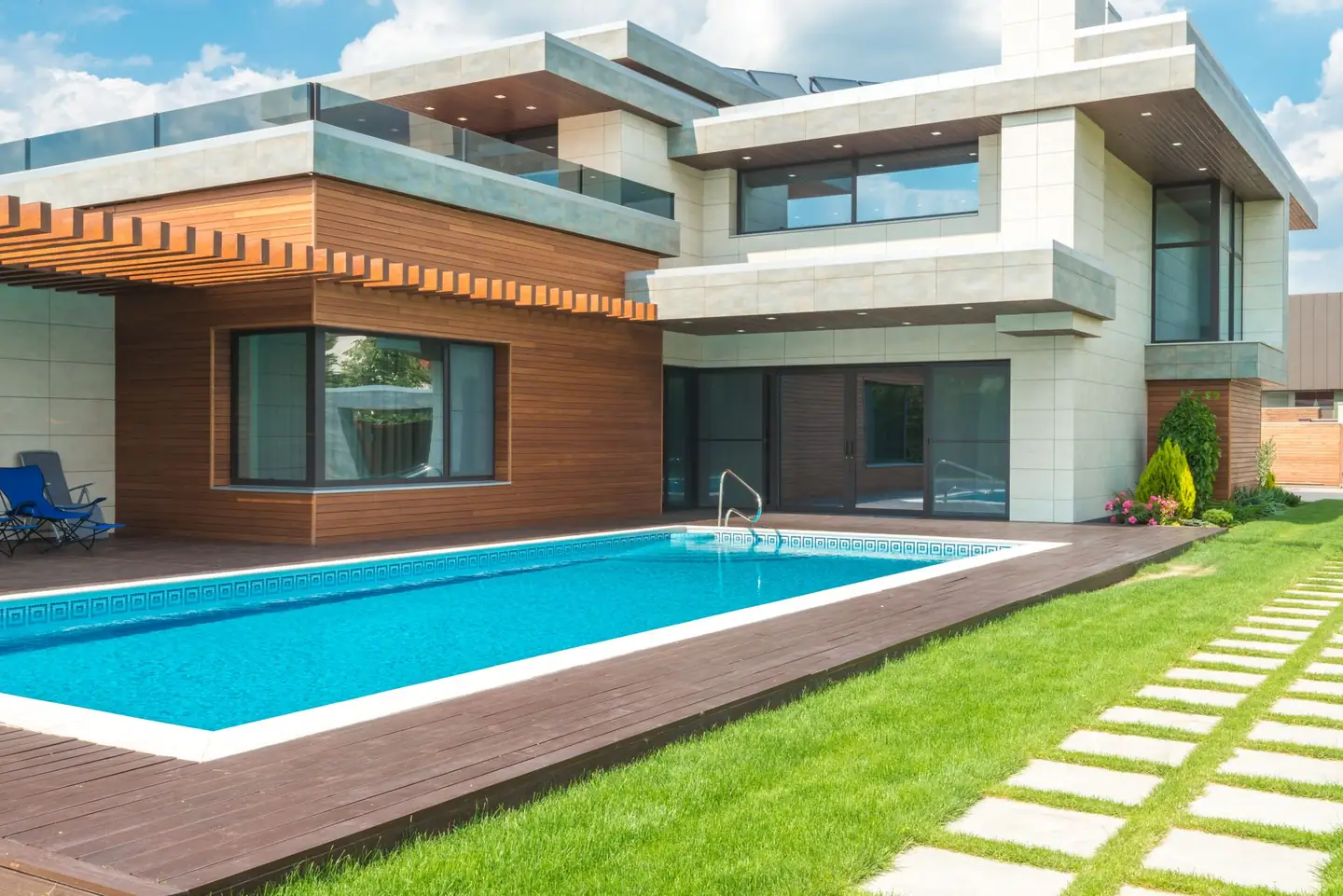 Swimming pool built in Lower Acacia Creek, NSW